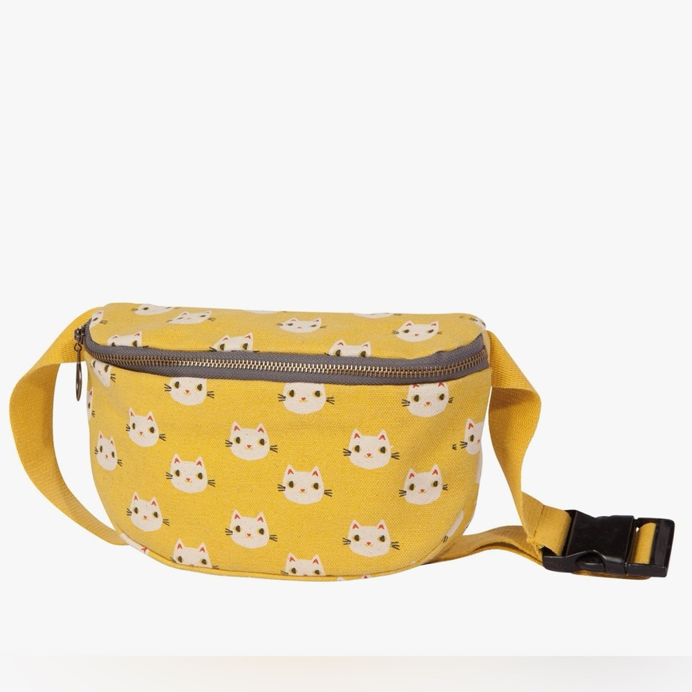 Danica Studio MEOW MEOW HIP BAG / FANNY PACK / CROSSBODY SLING, 100% Cotton EUC